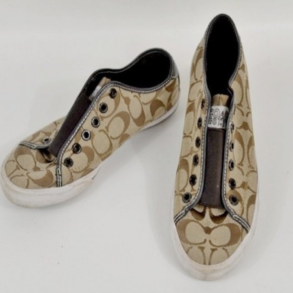 coach laceless sneakers